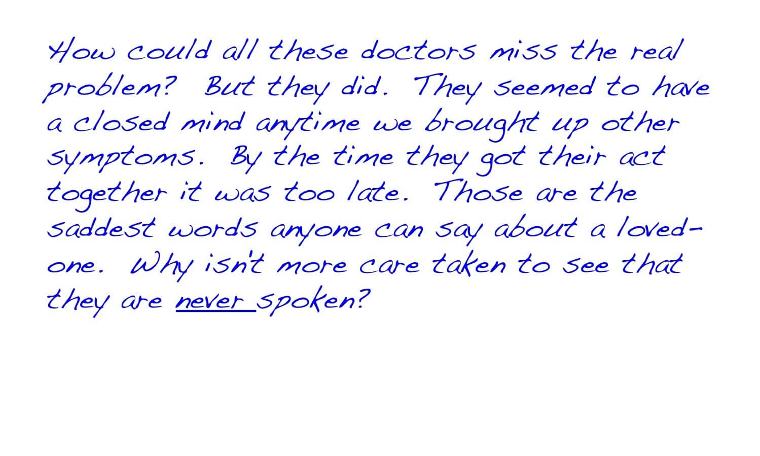 Snapshots of Hospital Harm