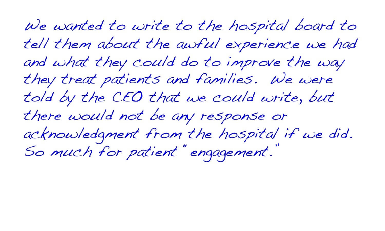 Snapshots of Hospital Harm