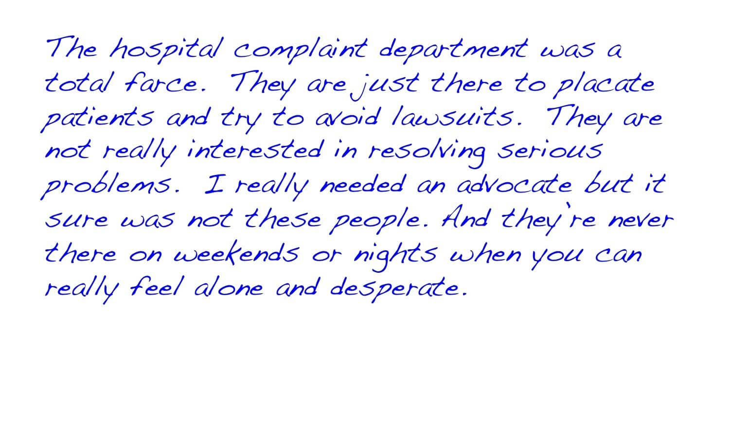 Snapshots of Hospital Harm