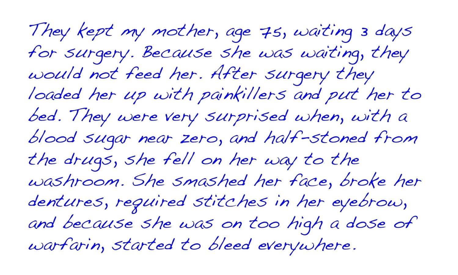 Snapshots of Hospital Harm